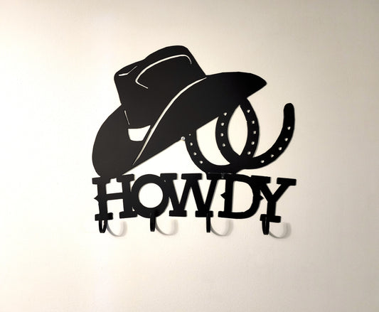 Howdy Hat Rack
