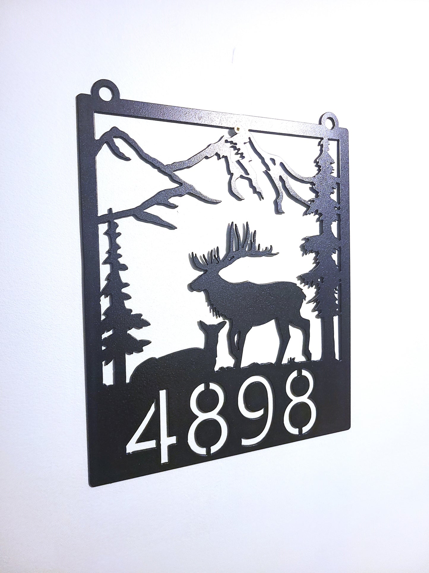 Elk Rectangular Address Sign