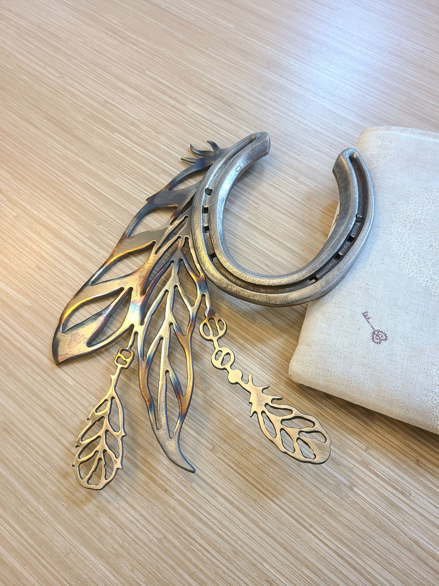 Rainbow Feathered Horseshoe