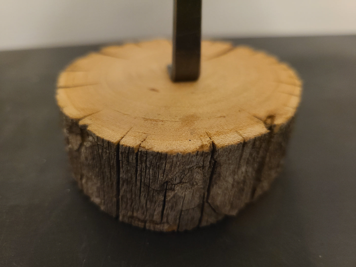 (Set of 3) Metal Sitka Trees With Wood Bases